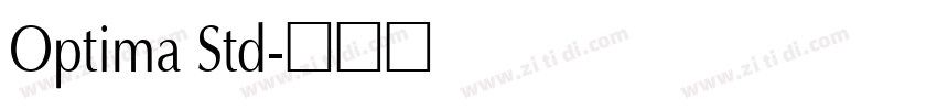 Optima Std字体转换